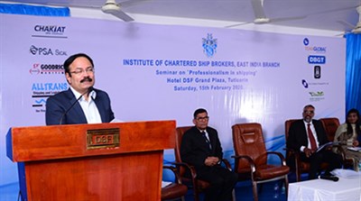 Ramachandran IAS Chair V.O.Chidambaranar Port Trust Tuticorin key note address East India Branch seminar in February 2020